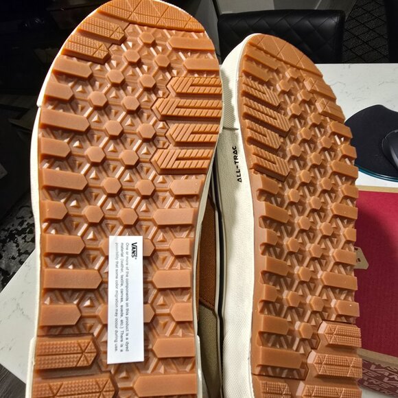 Vans Sk8-Hi MTE Glazed Ginger Marshmallow VN000CVTI6Y Men’s SZ 10 SKATE SNEAKER - Picture 6 of 12